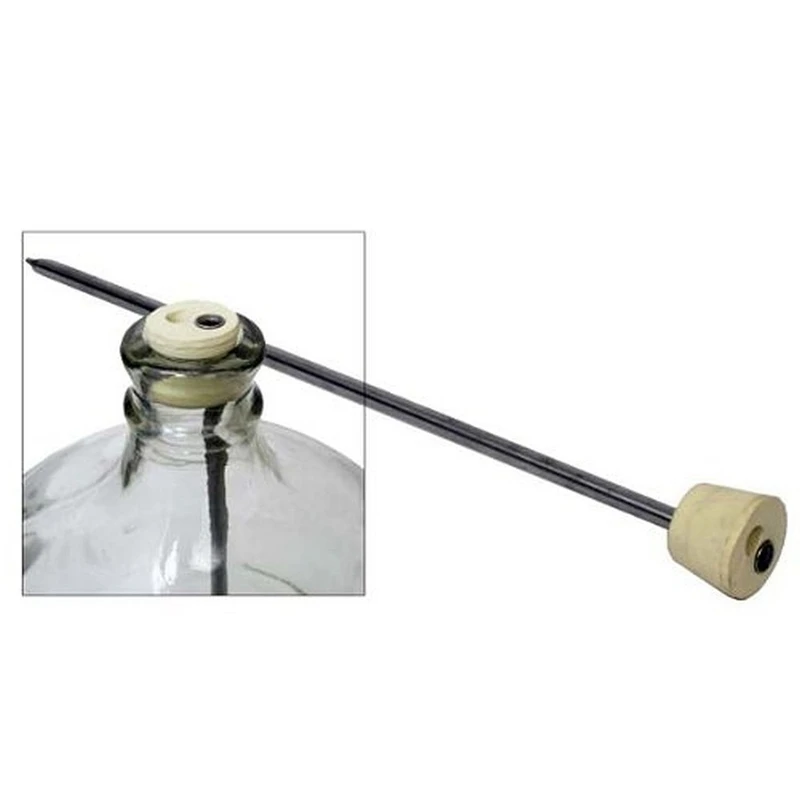 Пробка Carboy из нержавеющей стали 15 дюймов 6 # пробка для регулирования температуры
