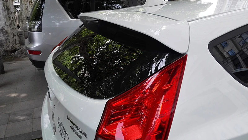 Спойлер для Hyundai Verna заднее крыло из АБС пластика грунтовой цвет задний спойлер