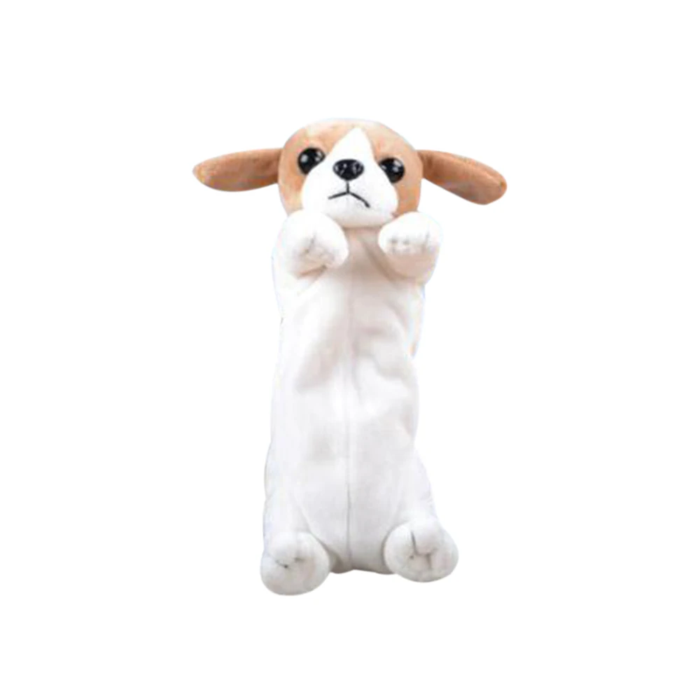 Labrador New Cartoon Plush Dog Pencil Case Animal Funny Animal Shaped Pen Bag For Kids Schools Offices Supplies Stationery - Цвет: Labrador