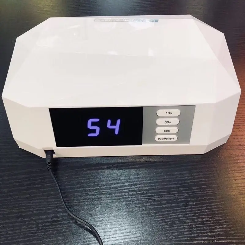 

72W Diamond Nail Dryer Dual UV Lamp LED Nail Lamp Gel Polish Curing Light with Bottom 30s/60s Timer LCD display lamp for nails