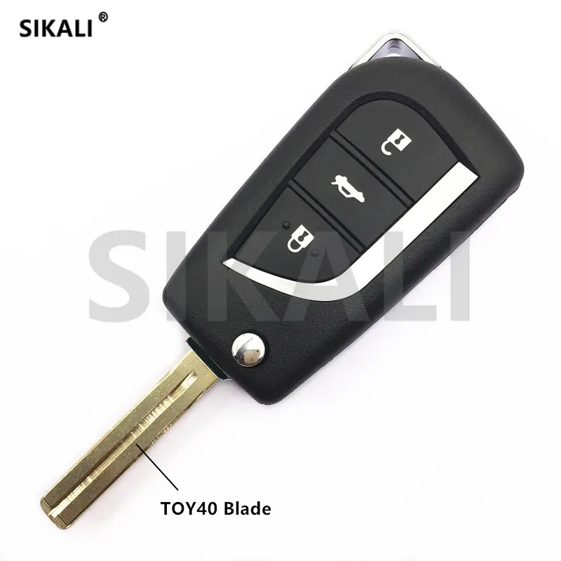 SIKALI Автомобильный Дистанционный ключ для Toyota Camry Corolla RAV4 рейз 315 МГц 8А чип TOY40