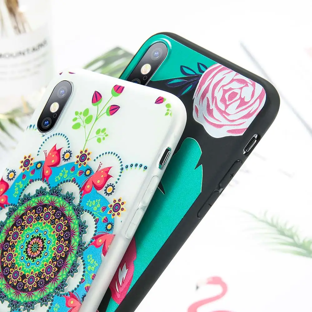 Чехол для телефона KISSCASE Flower Samsung Galaxy S9 Plus Note 9 Мягкий чехол из ТПУ J3 J5 J7 A3 A5 A7 2017 A8 A6 J8