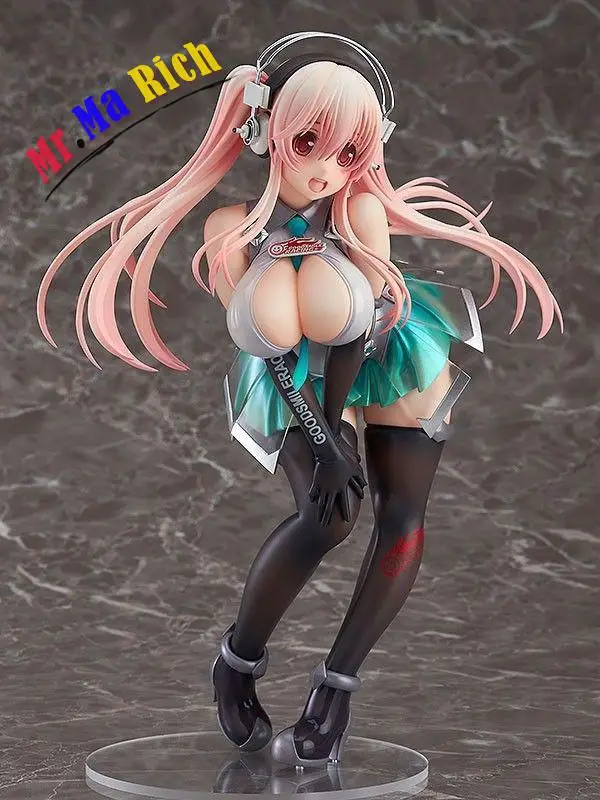 Хит! Аниме SoniAni Super Sonico Racing Ver. 1/7 полный ПВХ Рисунок 22 см|pvc figure|super sonicofigure hot |