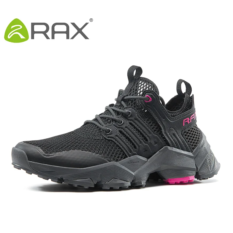 Rax Hiking Shoes Women Summer Big Size Breathable Ligjtweight Women Jogging Shoes Outdoor Sports Sneakers Female Antikid Shoes