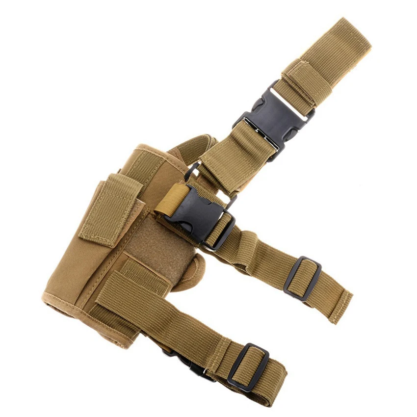 Tactical Leg Holster Adjustable Army Military Airsoft Pistol Gun Drop Bag Pouch Garter Holder For Universal | Спорт и развлечения