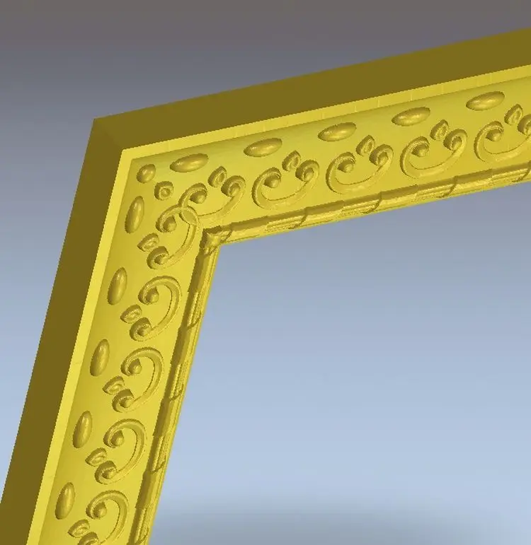 

3d model relief for cnc in STL file format Frame_13