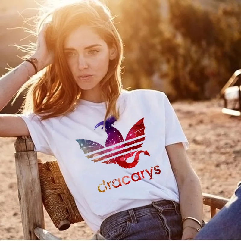 Новый Dracarys Дракон Игра престолов рубашка Mother of Dragons футболка кхалиси футболки для