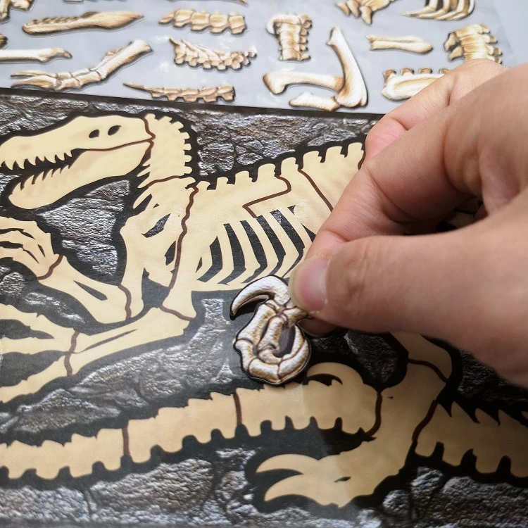 Jurassic паззл с динозаврами детская простая головоломка игрушка 3D Сборка обучающая детская игрушка