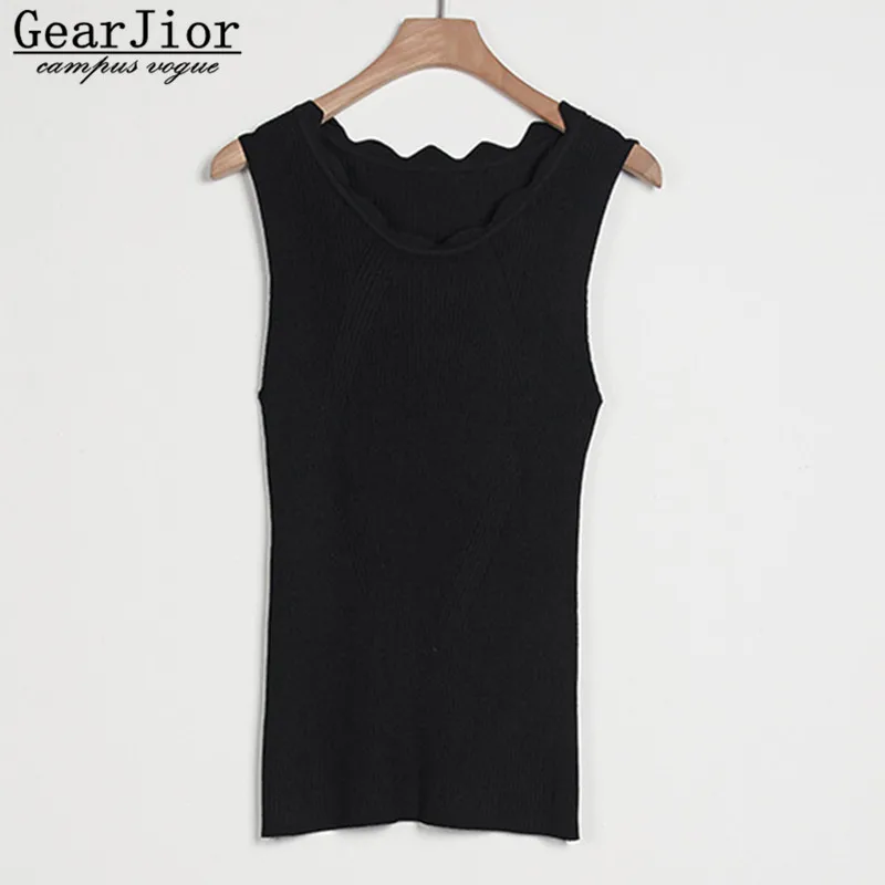 

2017 new hot sale women's spring summer Ice silk sleeveless sweaters vest female women summer thin pullovers sweater shirt