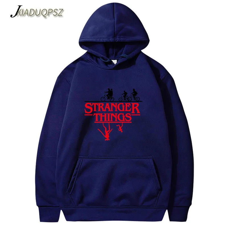 WM39 Navy blue Модные лица странные вещи с капюшоном мужские/женские толстовки и толстовки на осень с хип хоп зимняя мужская толстовка с капюшоном бренд - Цвет: WM39 Navy blue