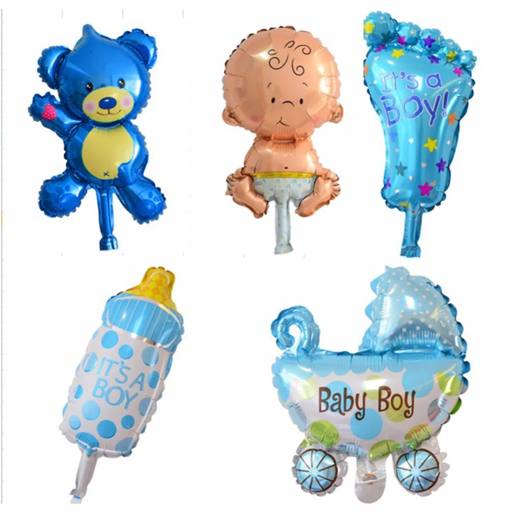 Одежда для мальчиков и девочек Фольга шарики Baby Shower украшения Anniversaire детская