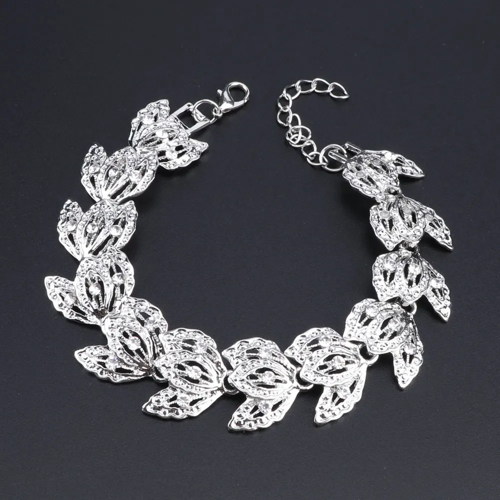 OEOEOS 2018 нигерийский Свадебный комплект ожерелья для женщин Африканский Дубай