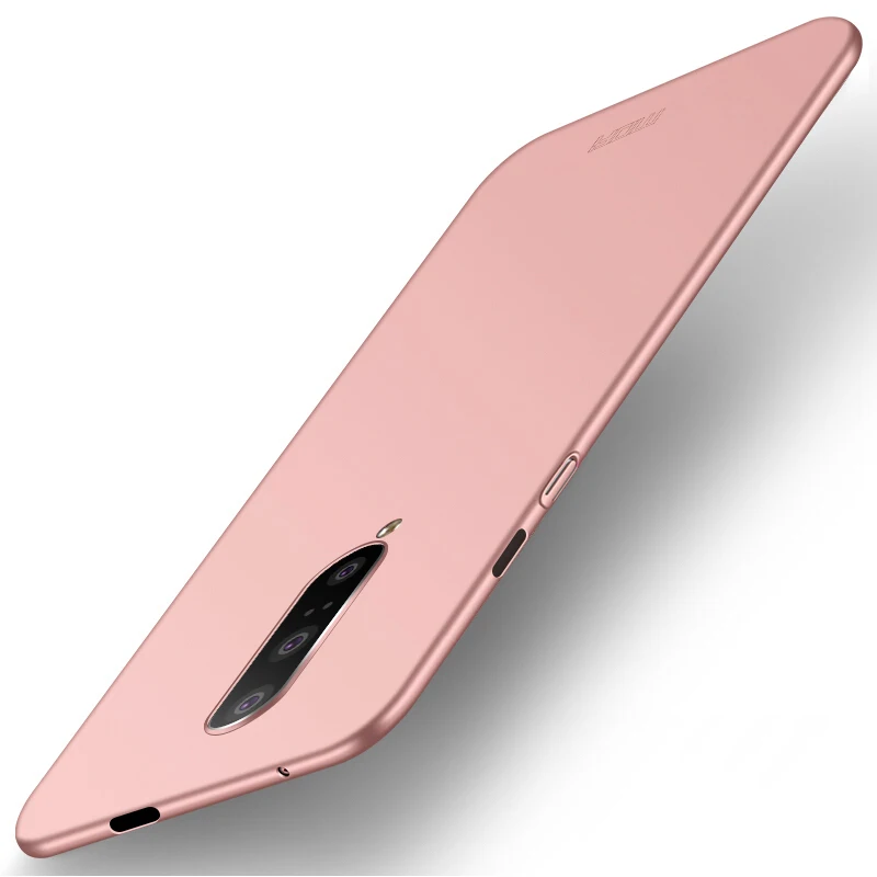 Rose Gold MOFi для OnePlus 7 Pro задняя крышка полная защита жесткий Fundas, чехлы для телефонов оболочка для OnePlus 7 Pro - Цвет: Rose Gold