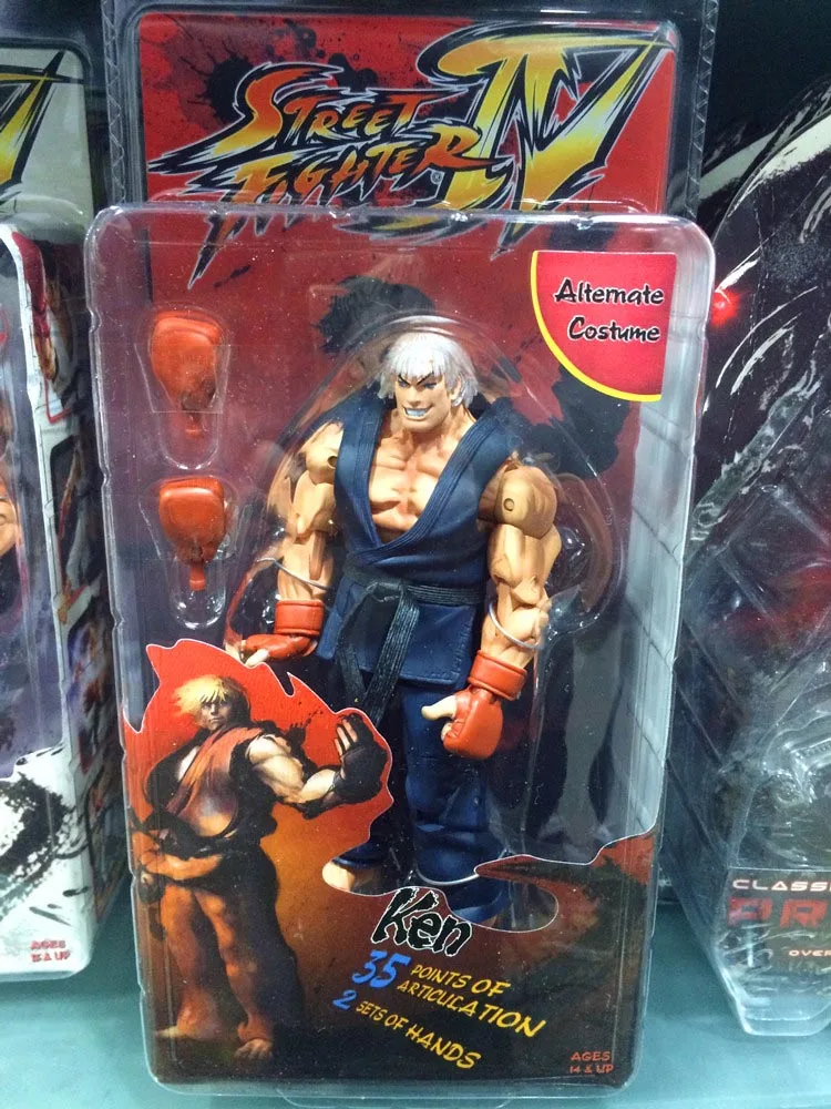 18 см 7 дюймов NECA Ken Guile Hoshi Ryu ПВХ фигурка игрушка кукла рождественский подарок