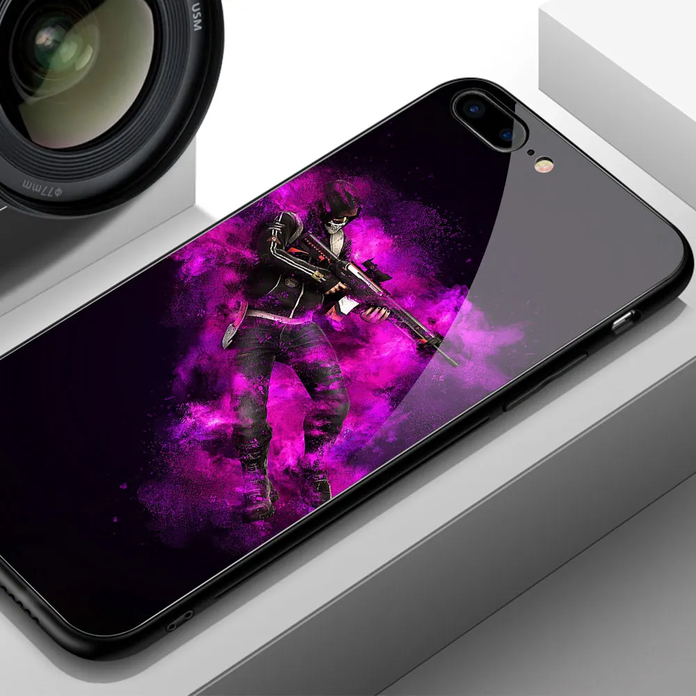Чехол-накладка для iPhone 6 plus 6s 8 7 X XR XS MAX 11 12 13 pro max из жесткого стекла | Мобильные