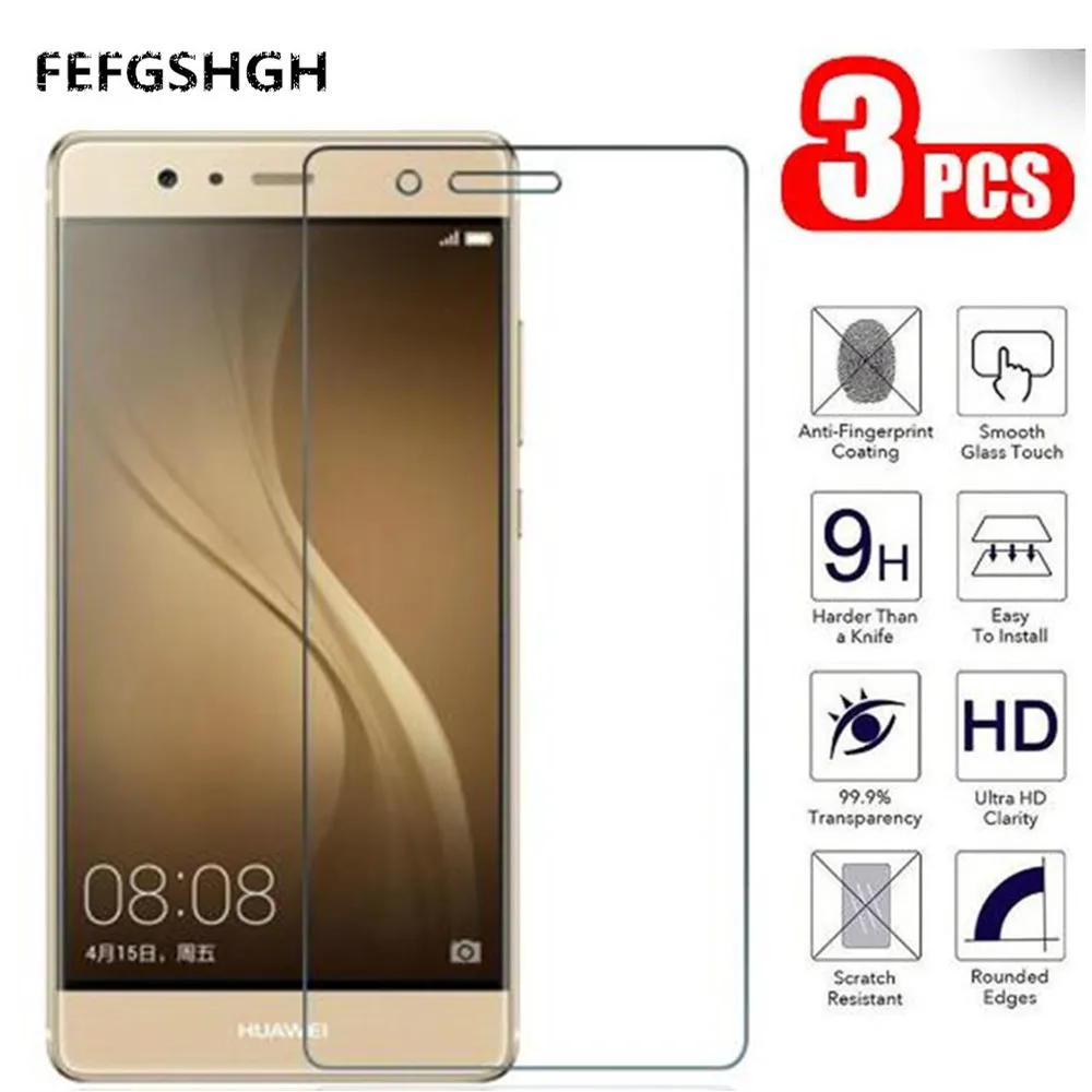Закаленное стекло 2.5D для Huawei P9 LITE 2016 3 шт./лот Защитное экрана huawei P9LITE VNS-L21 L31 L23 |