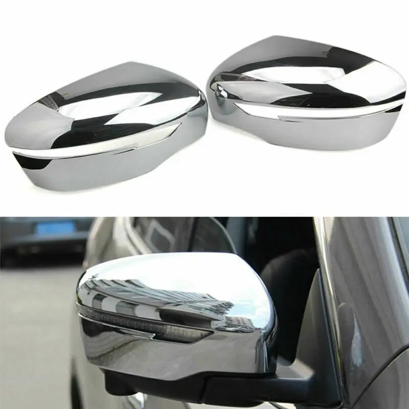 Крышка зеркала заднего вида автомобиля хромированная ABS пластиковая отделка для