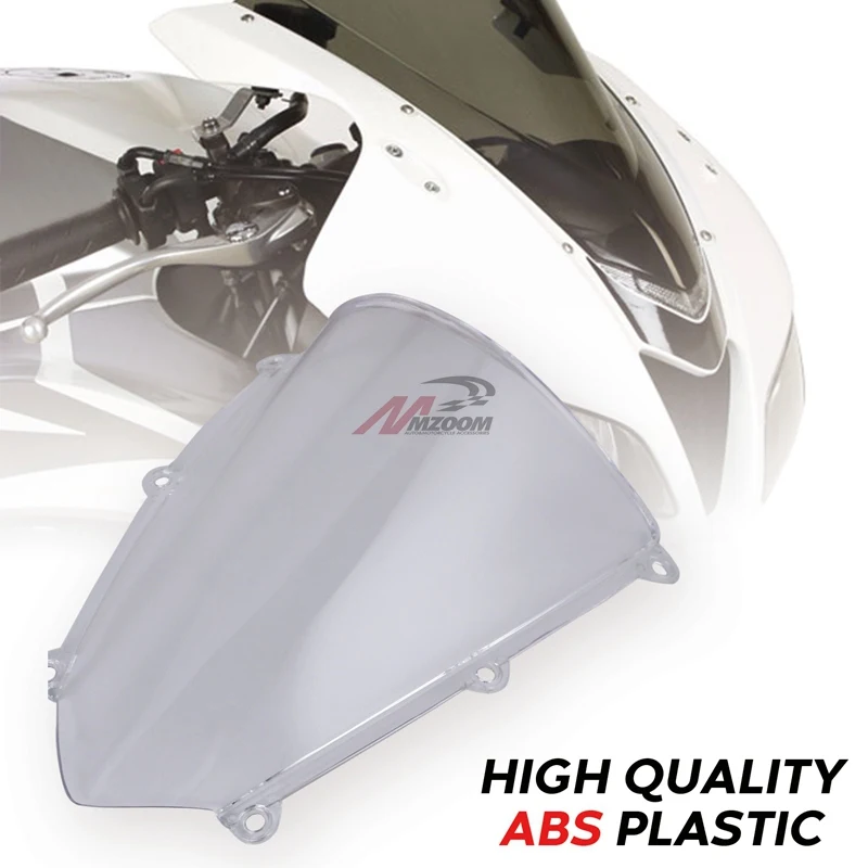 Мотоцикл двойной пузырь ветровое стекло экран для Honda CBR600RR F5 CBR 600 RR 2007 2008 2009 2010 2011