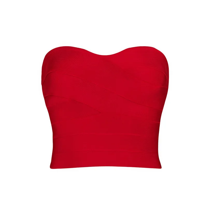 Женский трикотажный Топ без бретелек с открытой спиной | Женская одежда