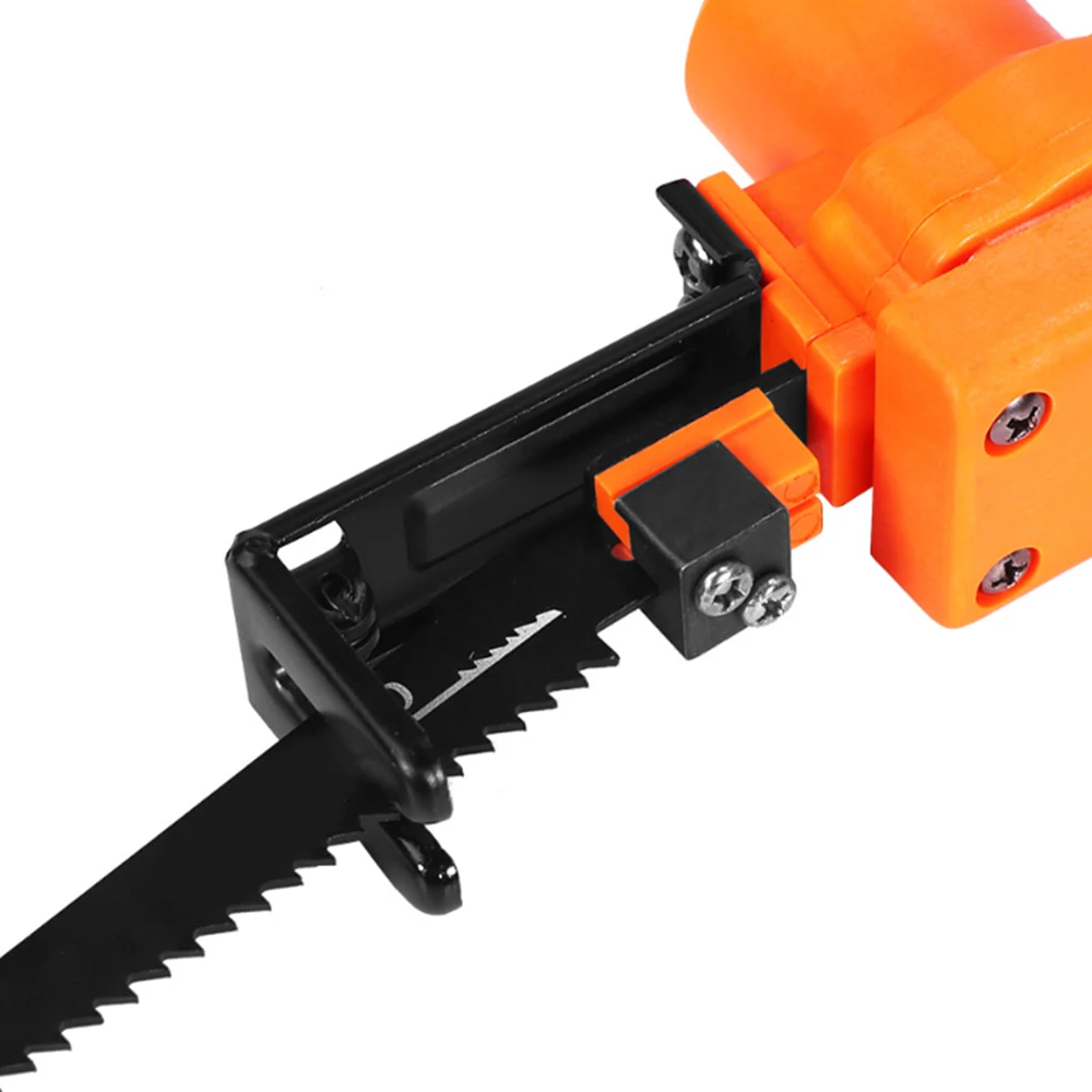

Electric Cordless Reciprocating Saw Metal Cutting Wood Cutting Tool Electric Drill Attachment With Blades Power Tool