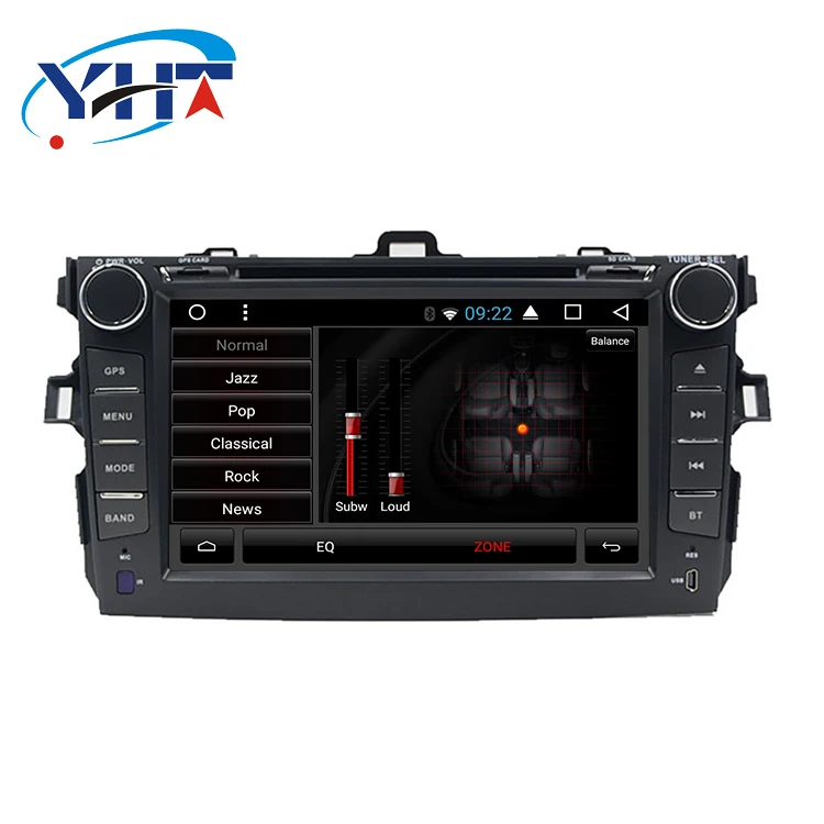 Автомобильный dvd-плеер 8 дюймов 2 din Android 7 1 для Toyota Corolla 2007 2008 2009 2010 2011