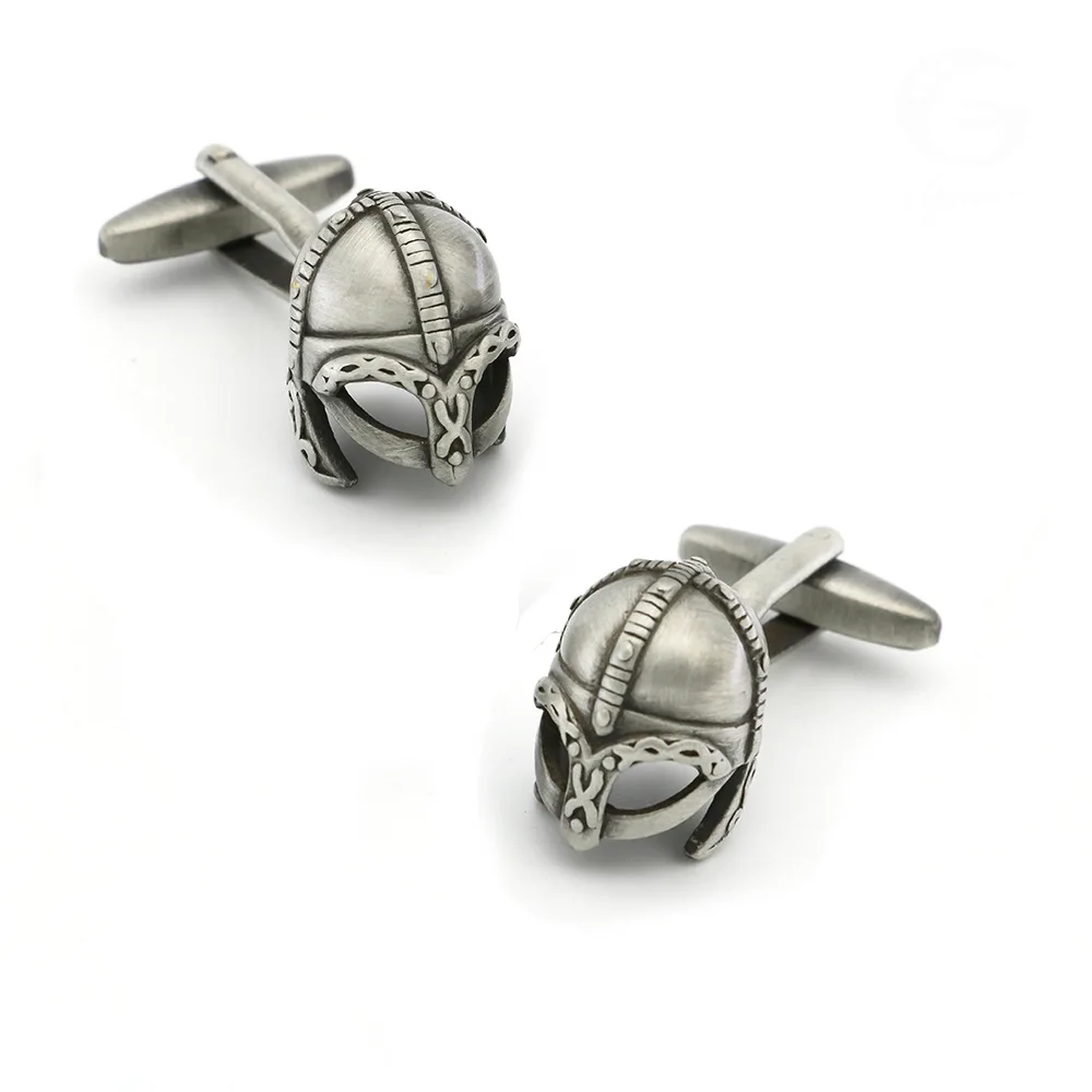 

Retro Spartan Warrior Helmet Cufflinks Mask Cufflinks Fun Wedding Gift Male Roman Women Cufflinks Sleeve Nail mens giftsjewelry