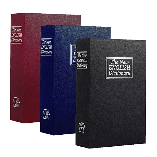 Охранных словарь Книга Cash ювелирные ценности безопасного хранения key lock box | Дом и