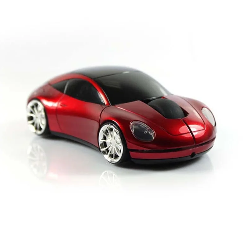 Креативная форма спортивной машины 2 4 ГГц Беспроводная мышь 1600 dpi оптическая