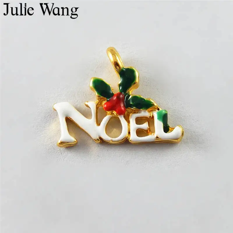 10 шт. эмалированные Подвески Julie Wang из Золотого Сплава|Шармы| |