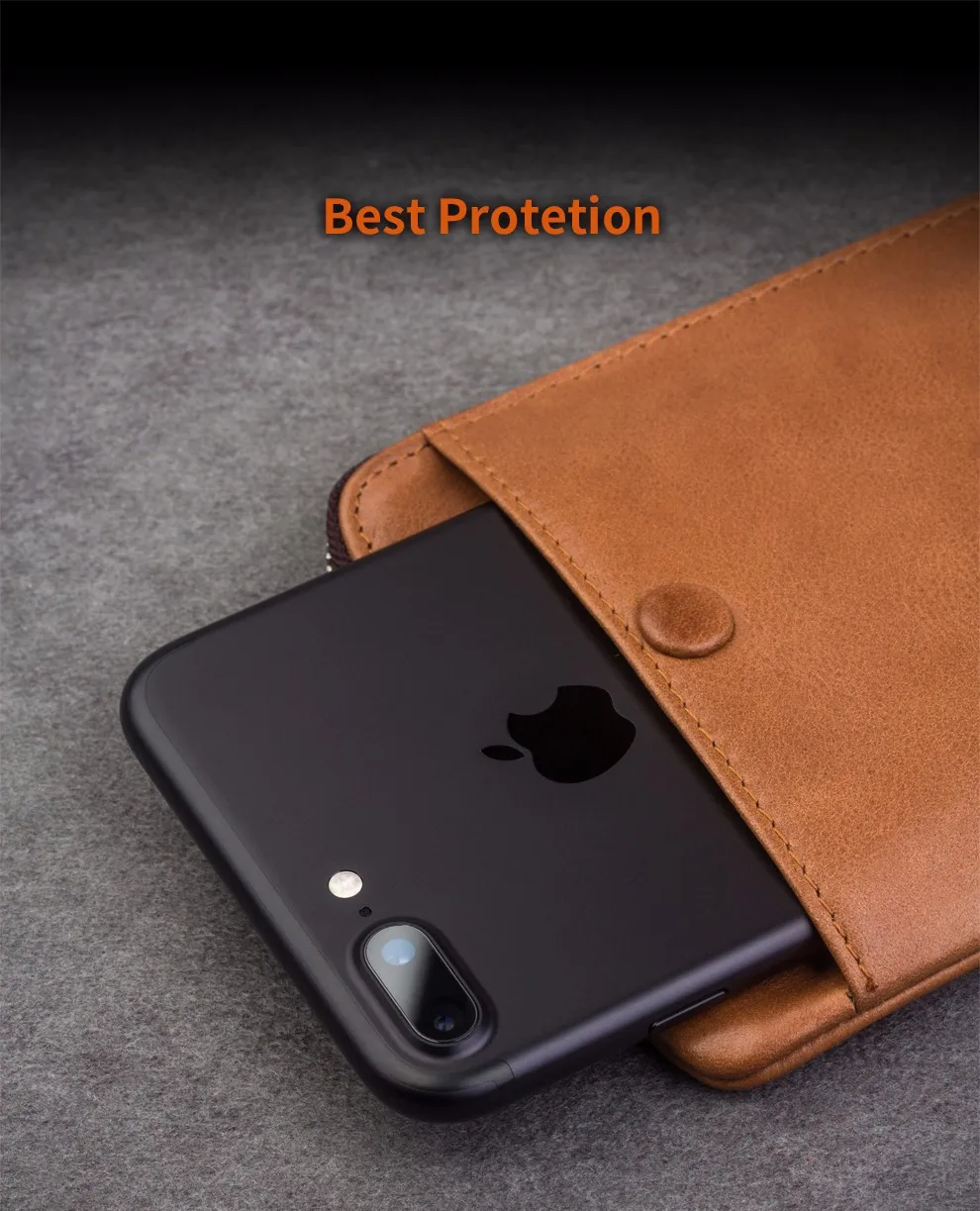 QIALINO Чехол-кошелек для iphone 7 и iphone 7 plus ручной работы из натуральной кожи чехол для iphone 7 слоты для карт 4,7/5,5 дюймов