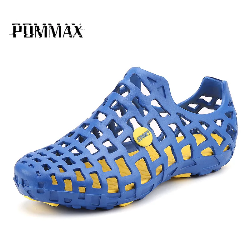 Женские и мужские легкие пляжные сандалии Crocs shoes большие размеры лето