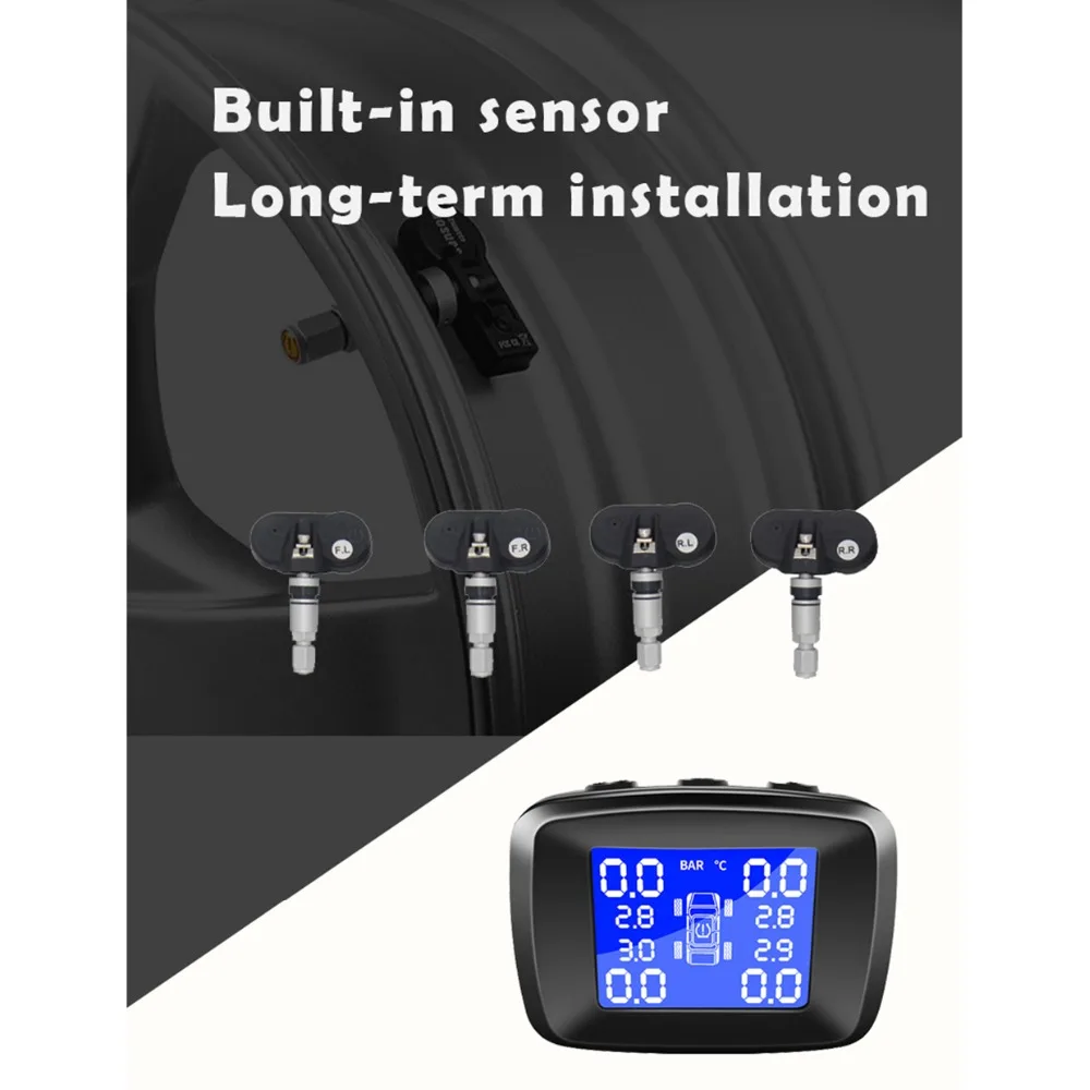 AfmoDVR автомобильный TPMS внешняя или внутренняя система контроля давления в шинах