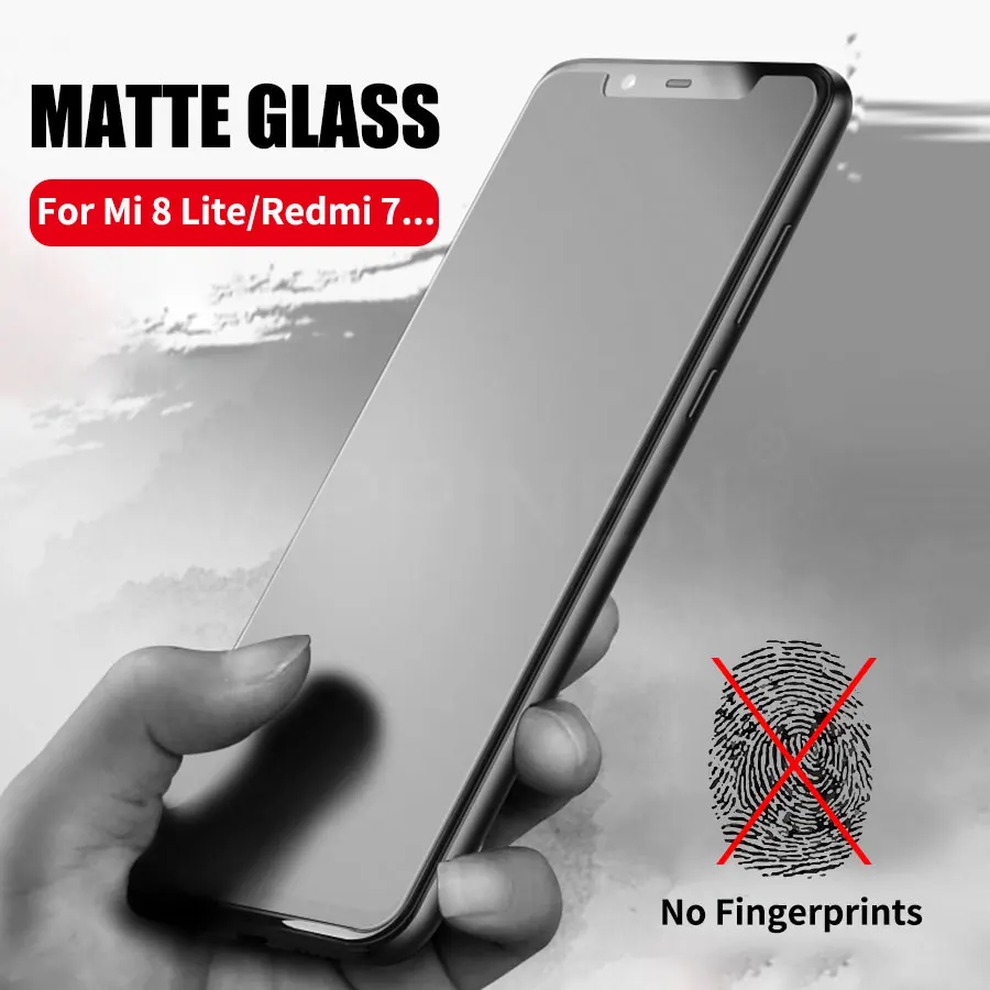 Матовое закаленное стекло для Xiao mi Red mi Note 7 6 5 Pro Pocophone F1 mi 9 8 SE A2 Lite Max 3 Защитная пленка для экрана