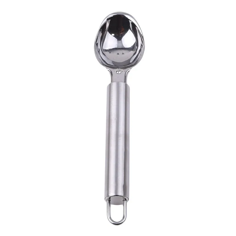 High Duty Stainless Steel Ice Cream Spoon Scoop With Hanging Hook For Easy Storage Kitchen Accessories | Дом и сад
