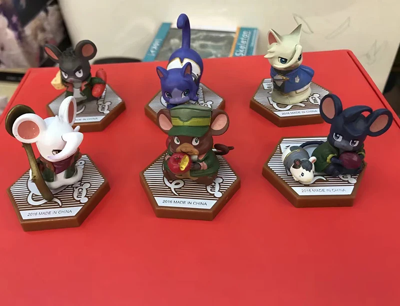 Экшн-Фигурка Кот и мышь из ПВХ 6 шт./компл. | Игрушки хобби