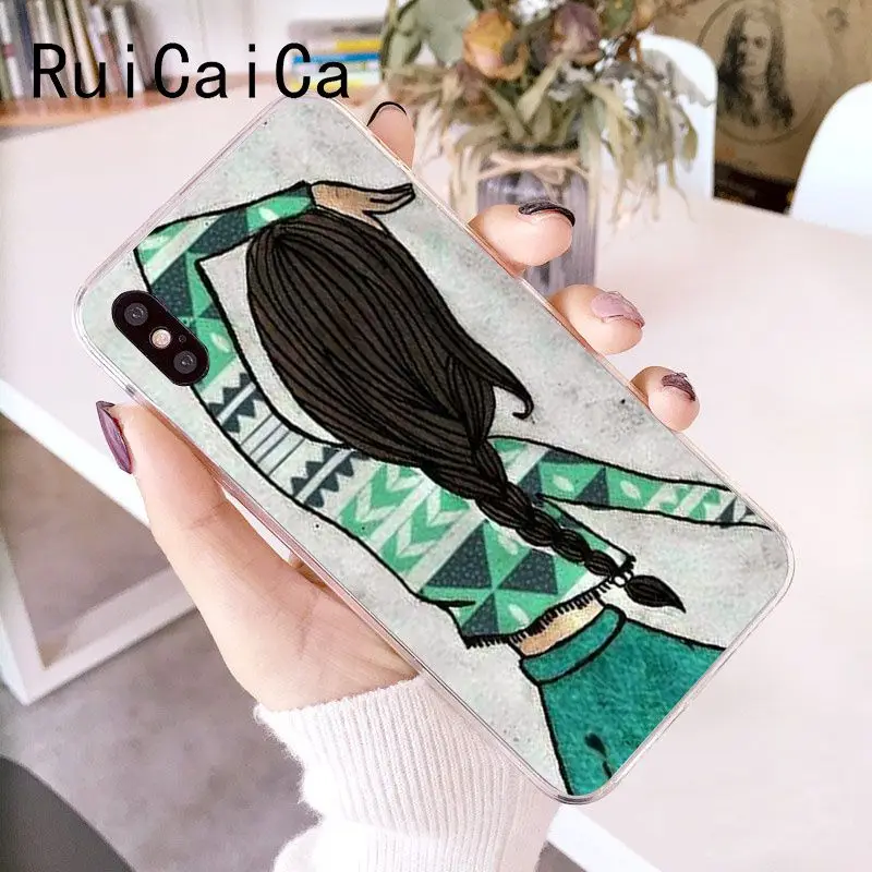 Чехол для телефона RuiCaiCa best friend forever lovers мягкий резиновый чехол из ТПУ iPhone 8 7 6 6S Plus X