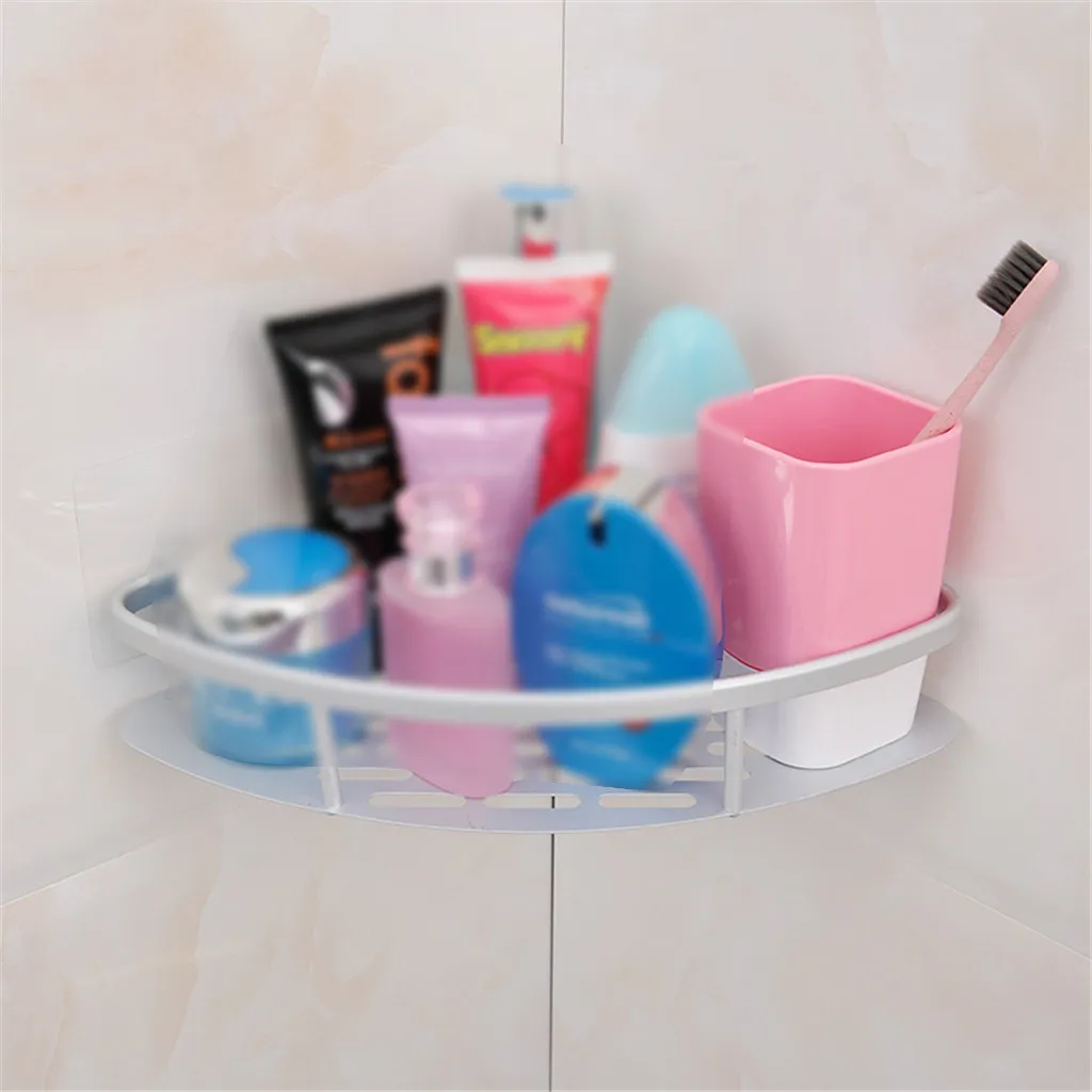 Угловая Ванная комната Storager клейкая присоска дырокол-бесплатно стойка для