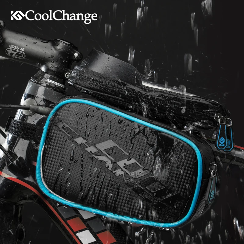 2018 CoolChange 6 2 дюймов Водонепроницаемый Горный Дорожный Велоспорт сумка и сенсорный