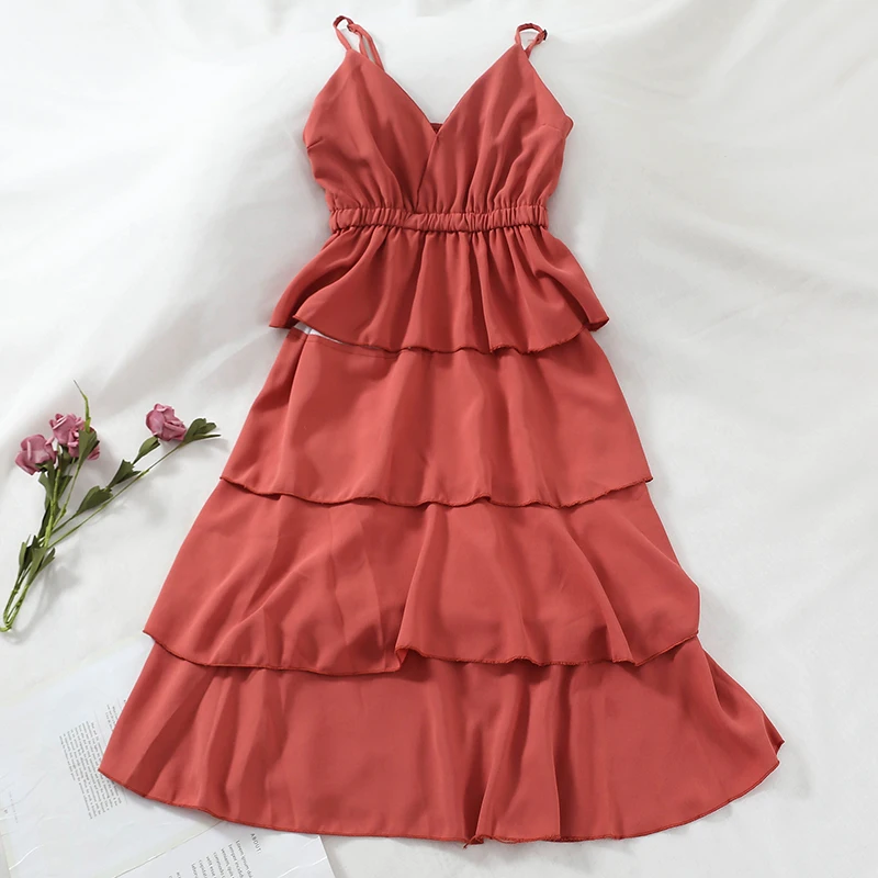 Весенне летнее платье женская одежда 2020 корейское Элегантное Вечернее Платье