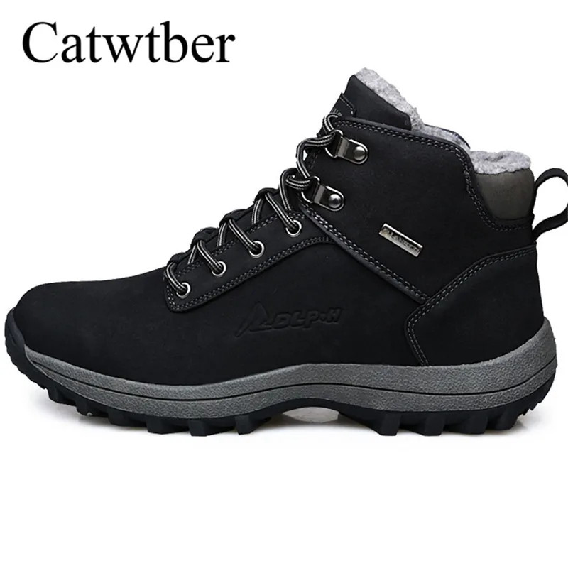 Catwtber Новый Мужские ботинки для мужские кроссовки 9908 зимние сапоги Обувь на