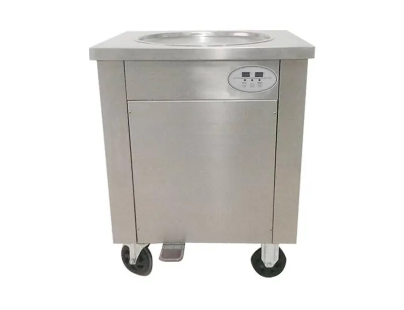 

CE single pan 45*45cm fried ice cream roll machine,fried ice roll pan machine,stainless steel fried ice machine free shipping