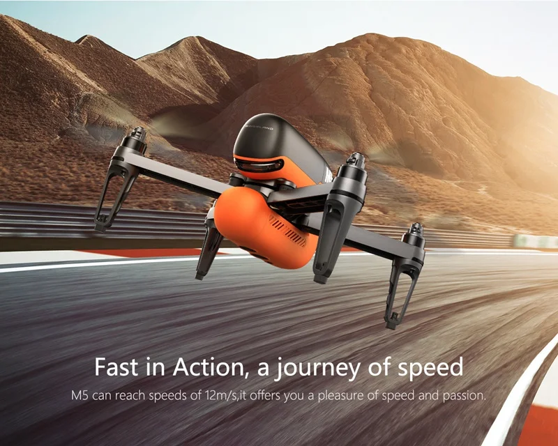 Wingsland M5 бесщеточный gps WI-FI FPV с 720 P Камера Радиоуправляемый Дрон Quadcopter игрушка RTF VS Hubsan H109S H501S Ми Drone Bayangtoys X21