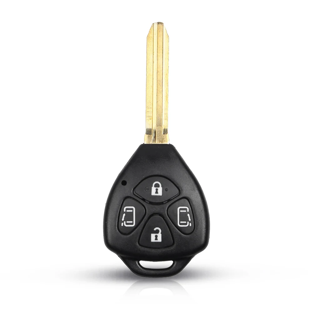 Model 7 KEYYOU 2/3/4 кнопки ключ чехол для дистанционного ключа от машины оболочка FOB чехол для Toyota RAV4 Auris Prado Tarago Camry Corolla REIZ корона Avalon Venza - Цвет: Model 7