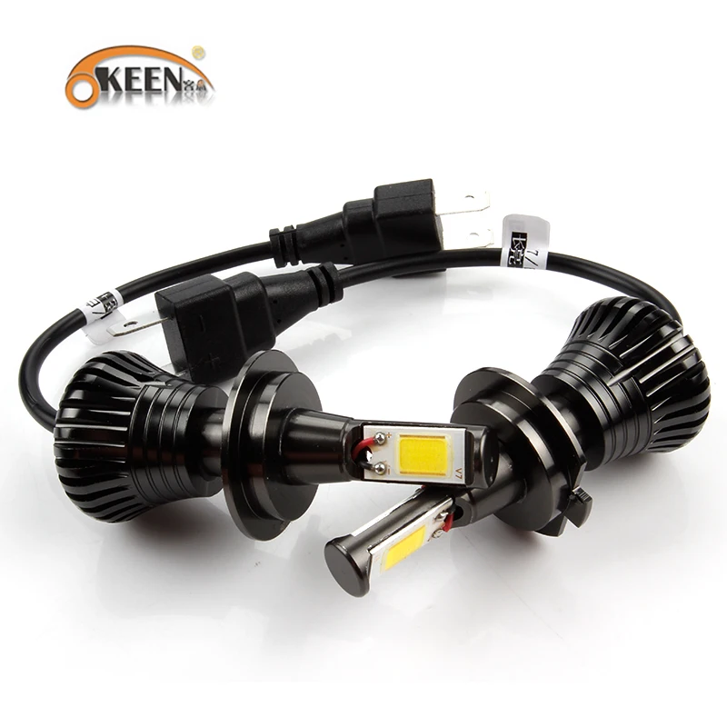 OKEEN 6500k белый Авто H7 светодиодный противотуманный светильник лампа стробоскопа H3