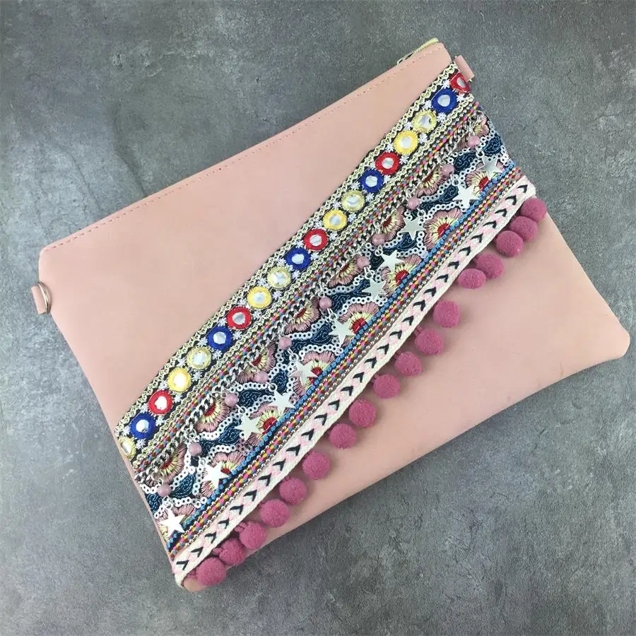 Цыганский богемный Boho Chic народная тканые клапаном сумки для женщин хлопок белье