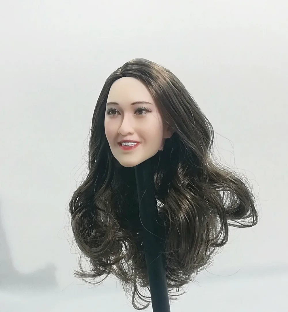 1/6 Ivanka Трамп голова лепить для 12 &quotфигурки тела каштановые волосы|Игровые