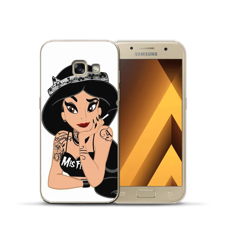 Роскошный чехол для samsung Galaxy A9 A8 A7 A6 A5 A3 эльф Русалка Белый снег чехол с принцессой чехол силиконовый чехол