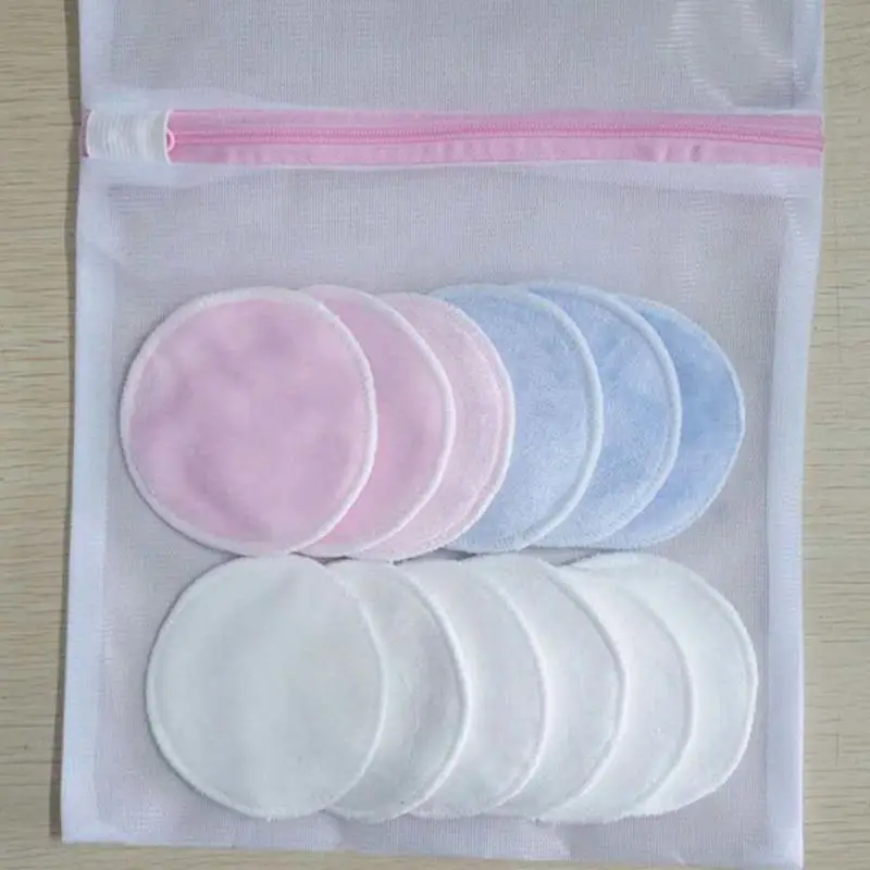 12 шт. бамбуковое волокно для снятия макияжа колодки глаз ватные диски маникюра