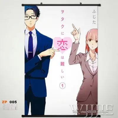 Аниме Wotakoi: Love is Hard для Otaku домашний декор плакат прокрутка стены косплей