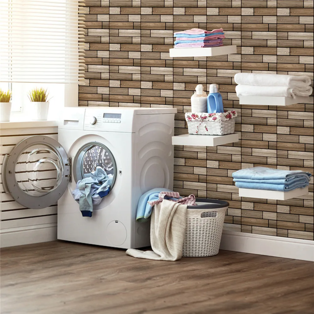 Настенные наклейки 3D обои настенная наклейка Настенный декор рельефный кирпич